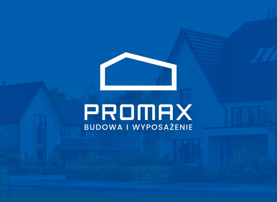Projekt logo dla firmy budowlanej Promax